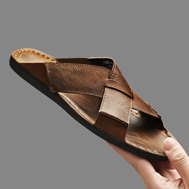 Fabiano Leather Beach Sandals