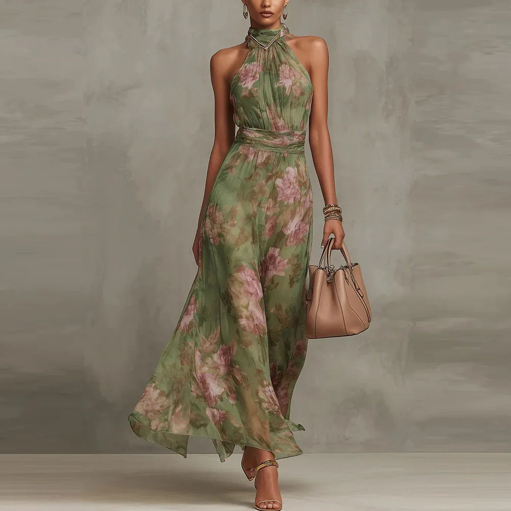 Madelyn Floral Maxi Wedding Guest Dress