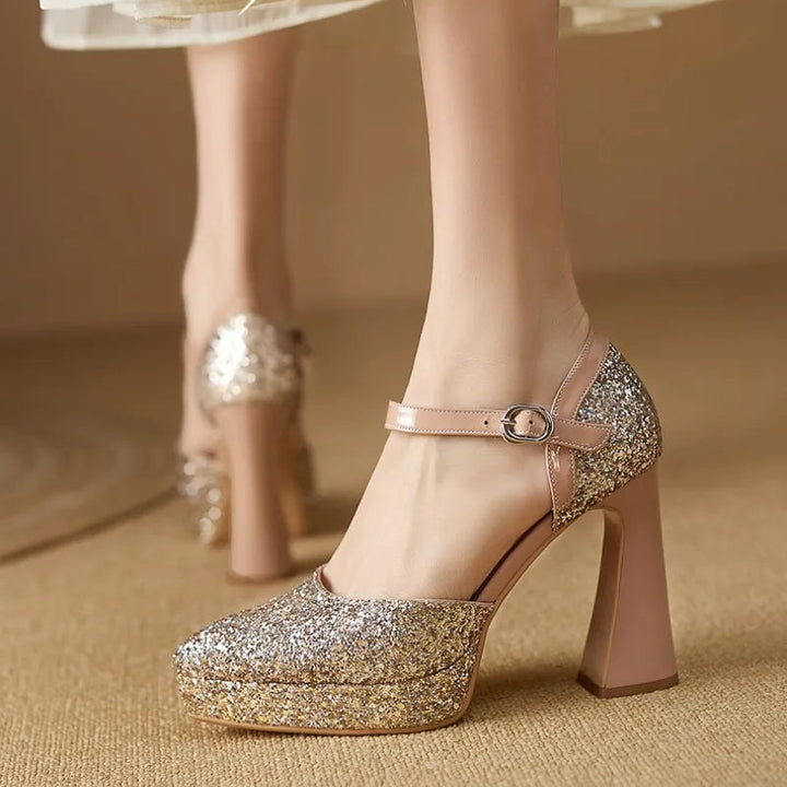 Vivienne Sparkle Platform Pumps