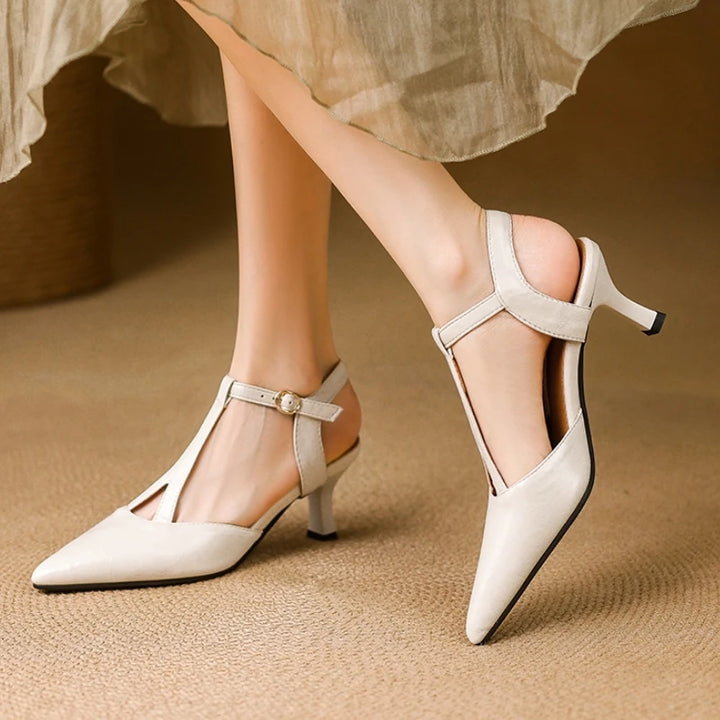 Solene Leather Sandals