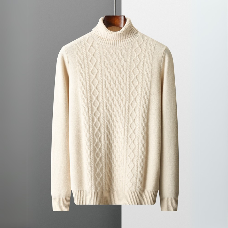 Marcello Men's Merino Wool Turtleneck