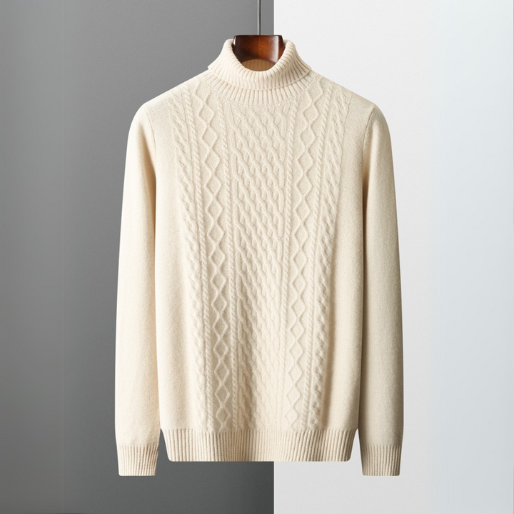 Marcello Men's Merino Wool Turtleneck