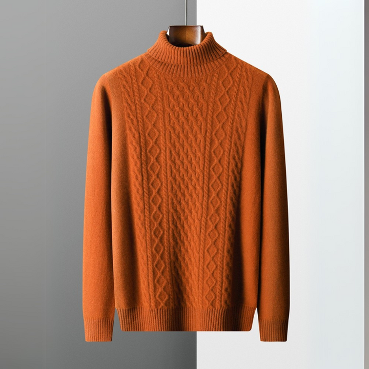 Marcello Men's Merino Wool Turtleneck