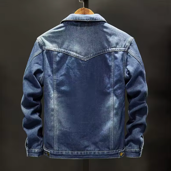 Weston Men's Fleece Denim Jacket