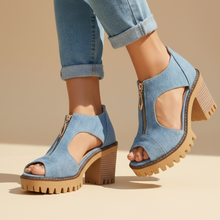 Jasmine Peep Toe Summer Sandals