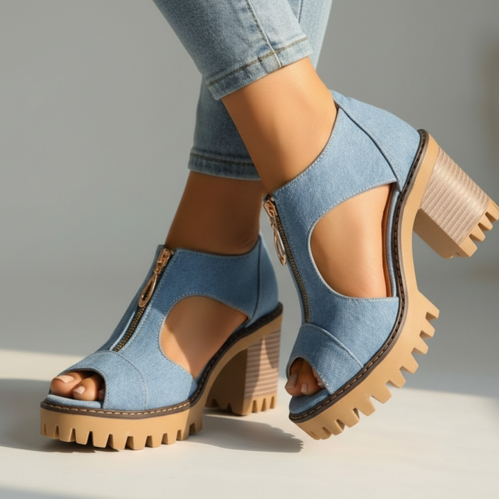 Jasmine Peep Toe Summer Sandals