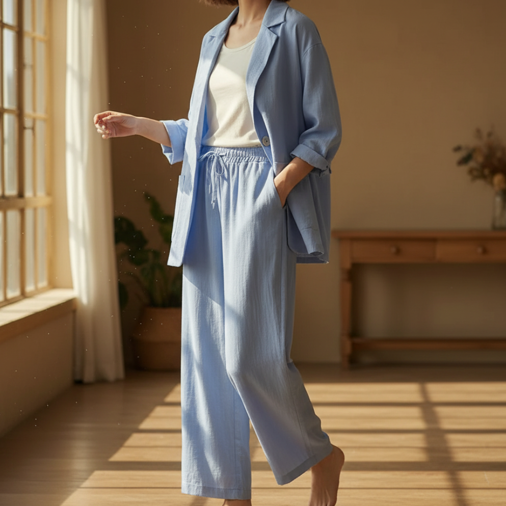 Maya Linen Matching Set