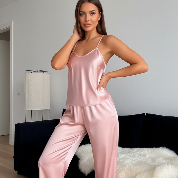 Celina V-Neck Pajama Set