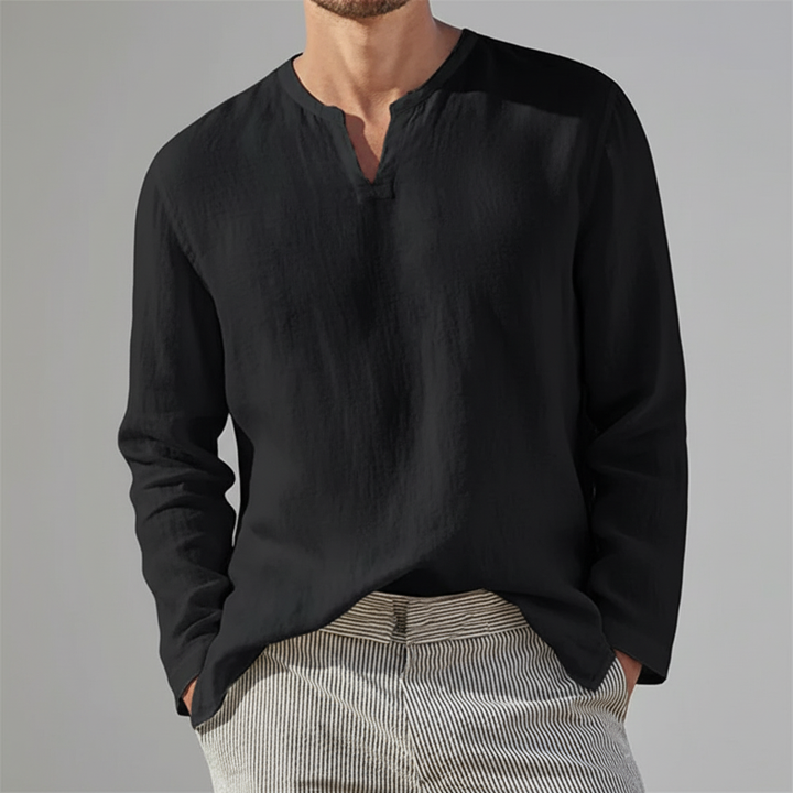 Shoreline Linen Long Sleeve Shirt