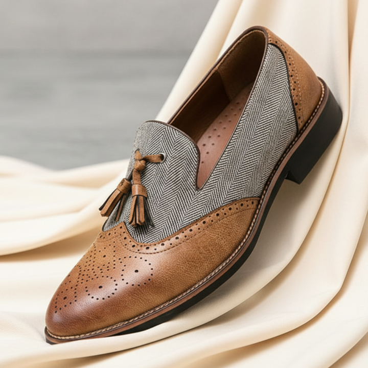 Adrian Leather Tassel Loafers