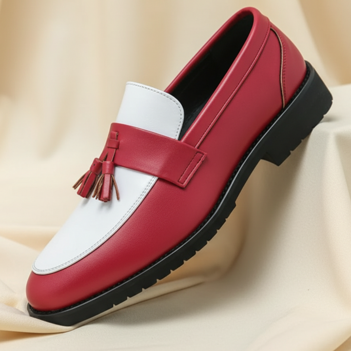 Lucero Leather Tassel Loafers