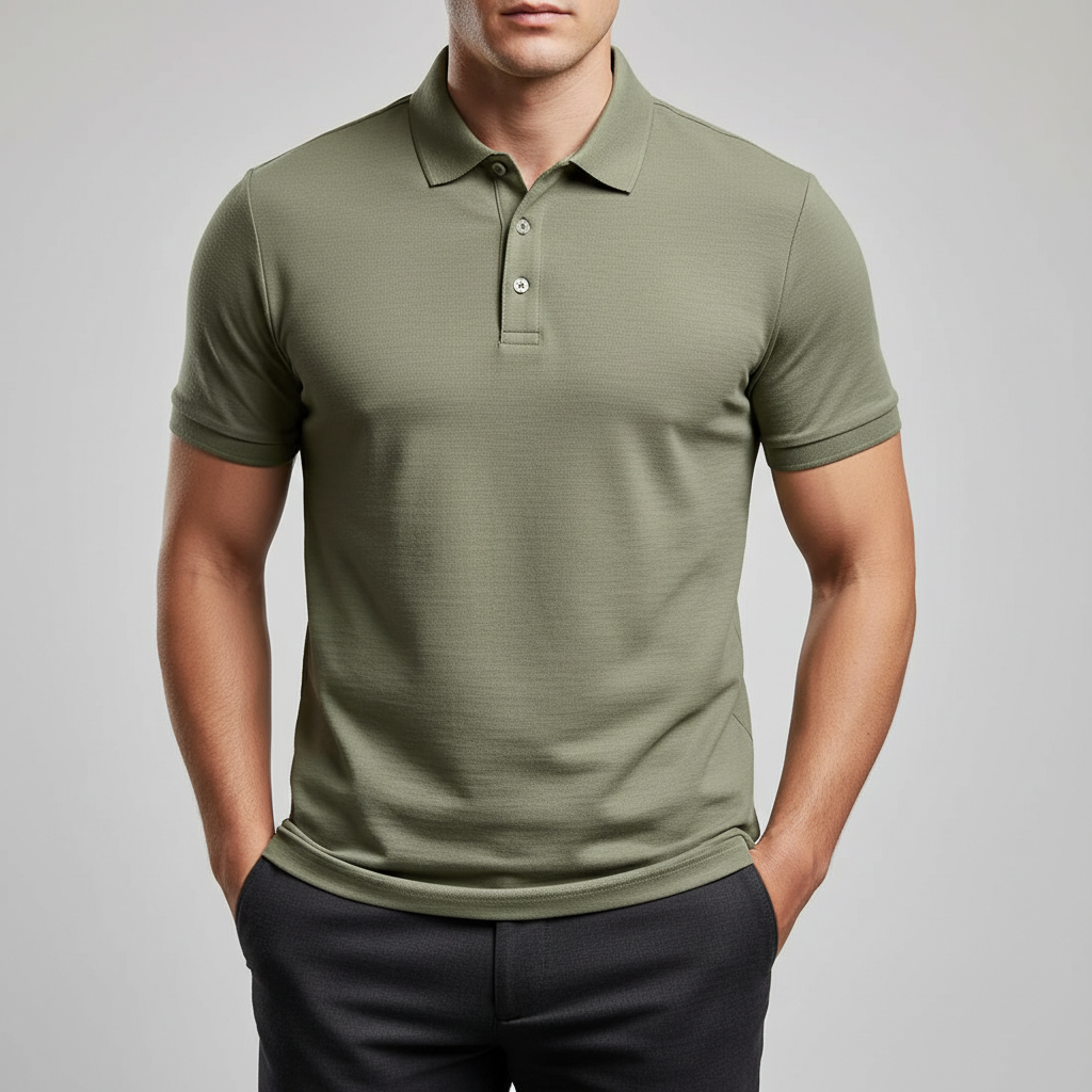 Belmont Cotton Collared Polo Shirt