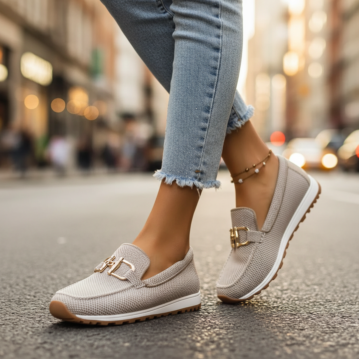 Zyla Orthopedic Cushioned Loafers