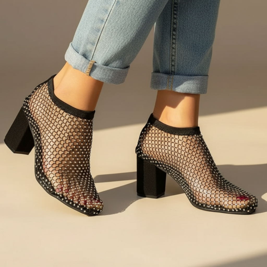 Alessia Rhinestone Summer Heels