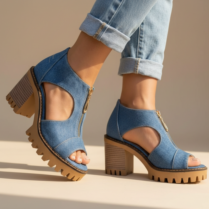 Jasmine Peep Toe Summer Sandals