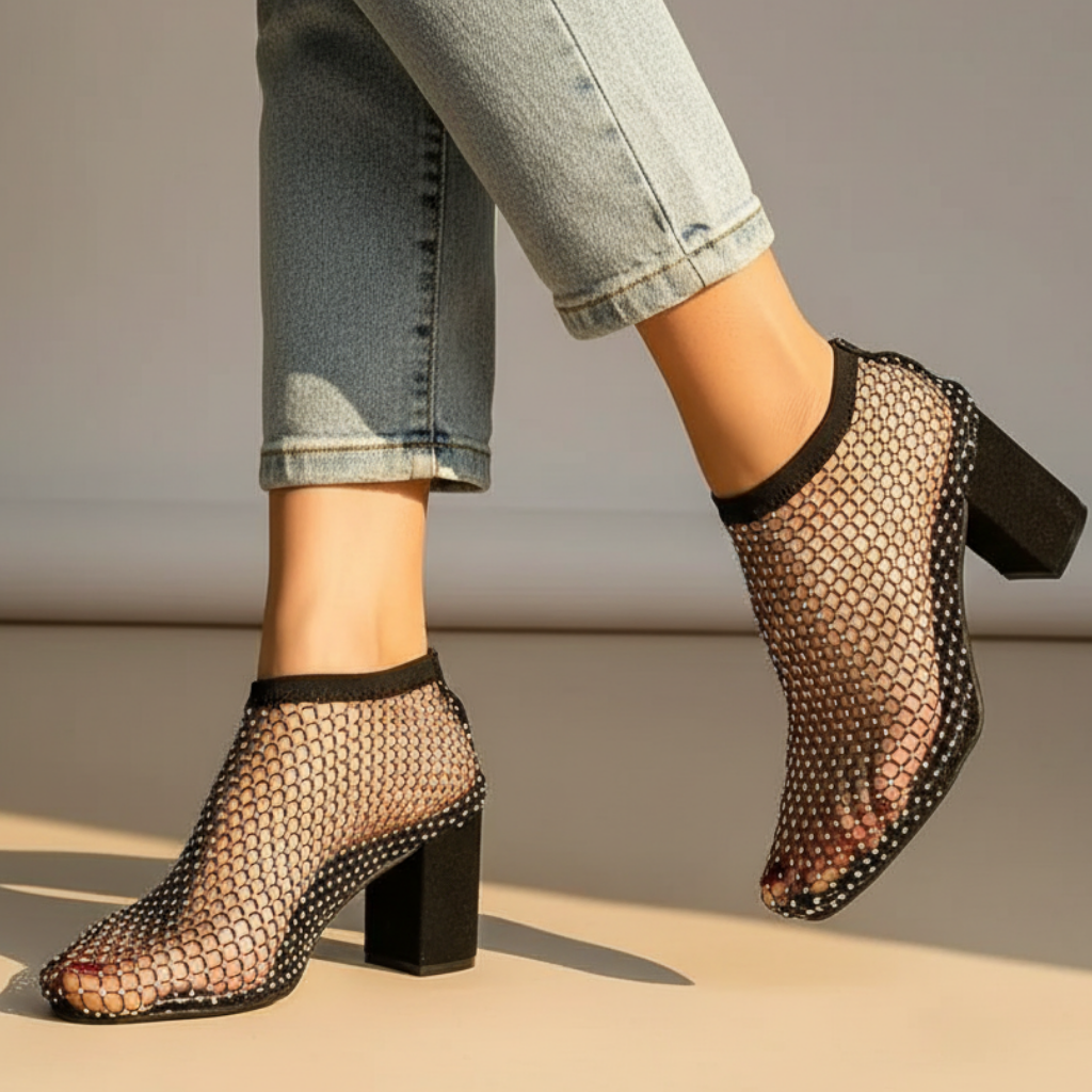 Alessia Rhinestone Summer Heels