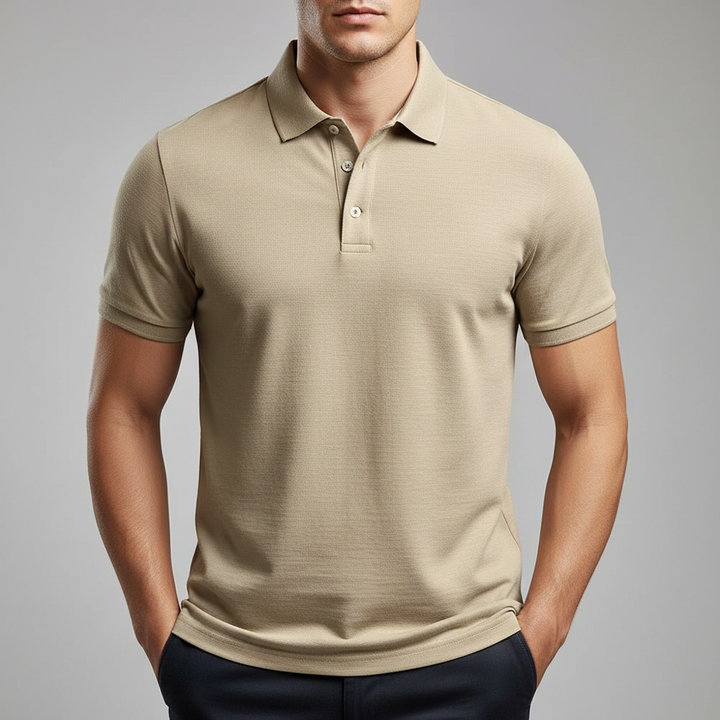 Belmont Cotton Collared Polo Shirt