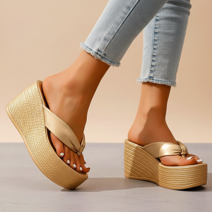 Lucia Chunky Platform Flip Flops