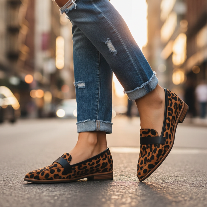 Laura Orthopedic Soft Suede Loafers