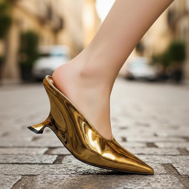 Ortega Gloss Leather Pumps