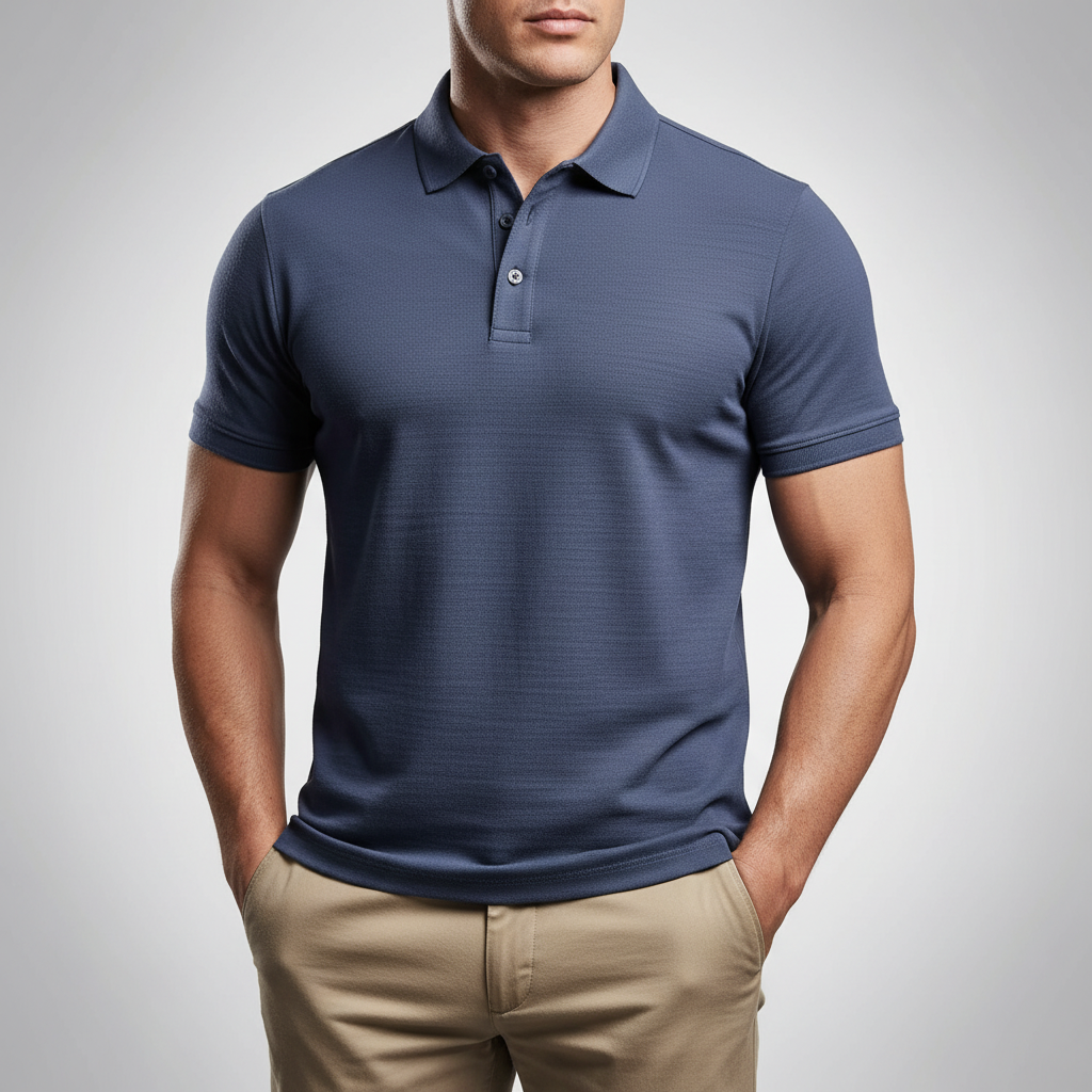Belmont Cotton Collared Polo Shirt