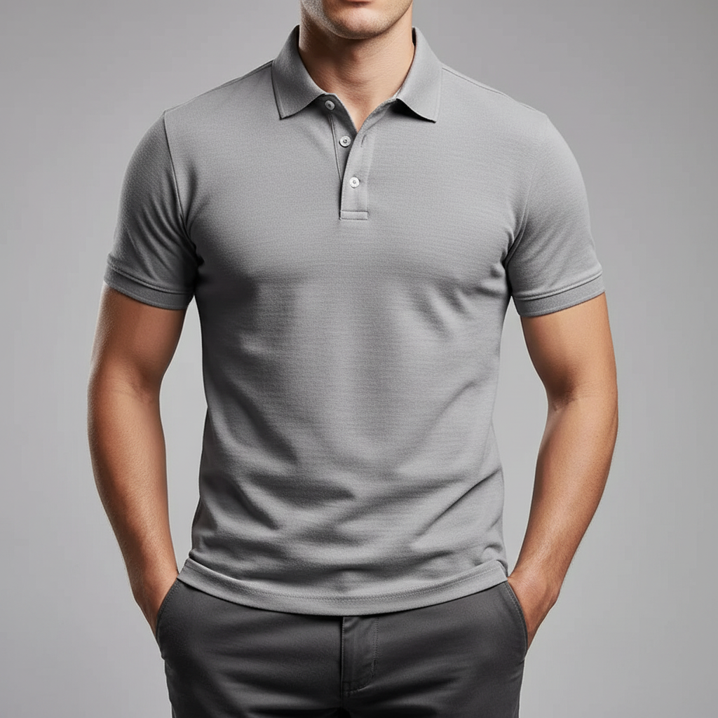 Belmont Cotton Collared Polo Shirt