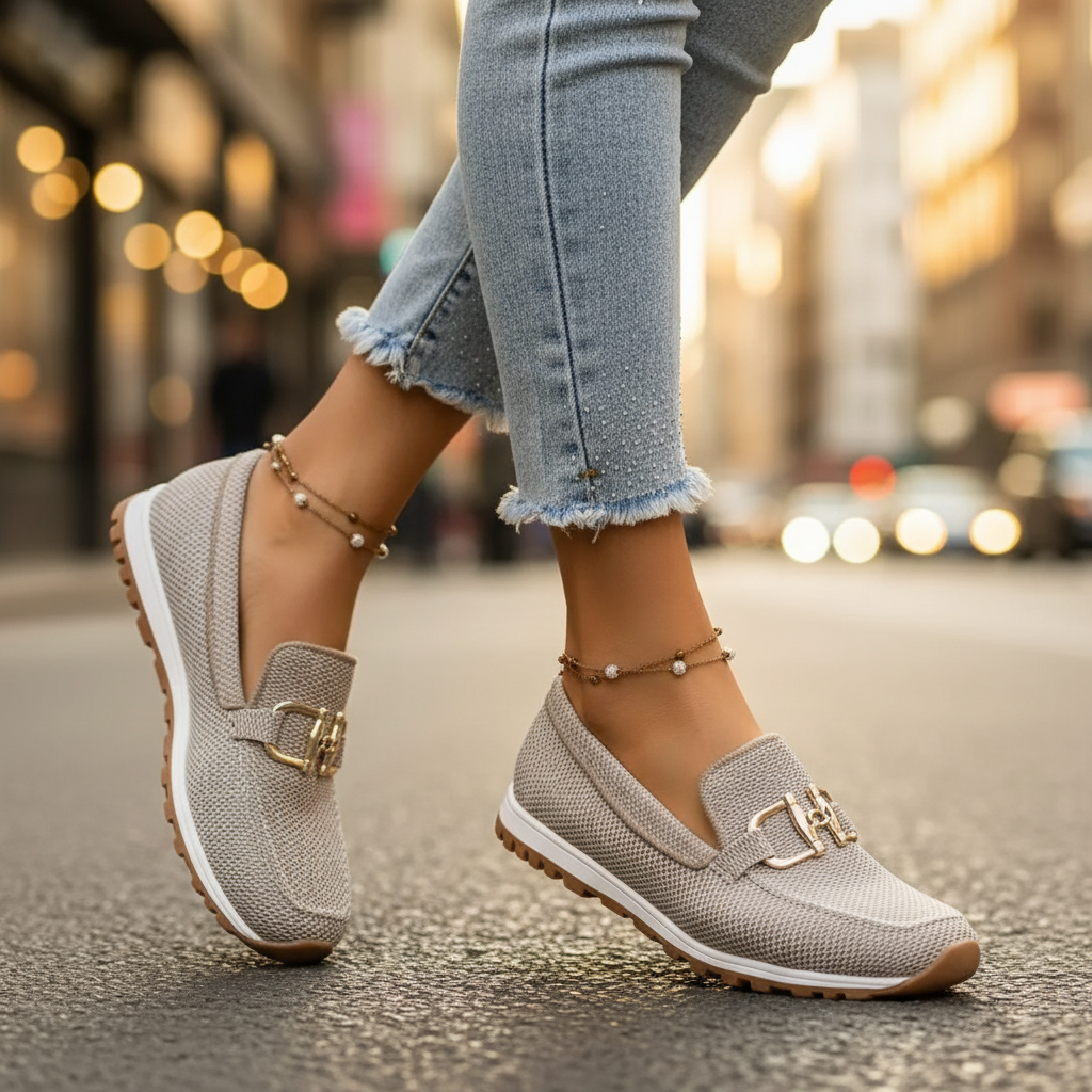 Zyla Orthopedic Cushioned Loafers