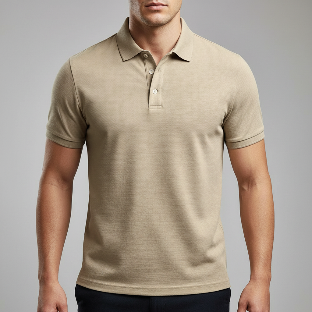 Belmont Cotton Collared Polo Shirt