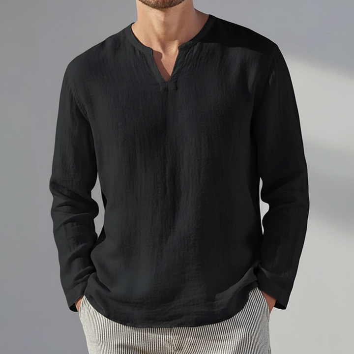 Shoreline Linen Long Sleeve Shirt