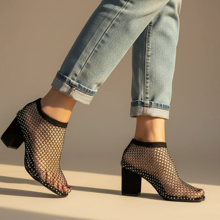 Alessia Rhinestone Summer Heels