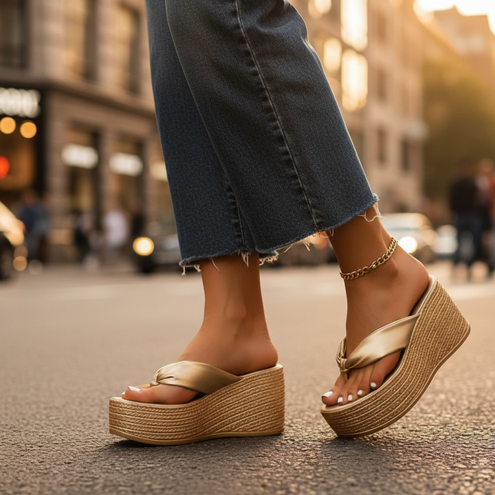 Lucia Chunky Platform Flip Flops