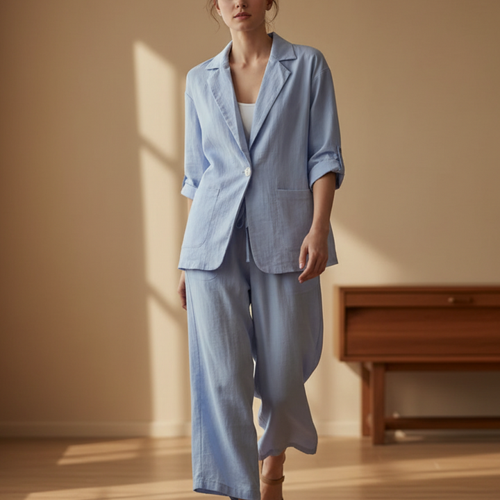 Maya Linen Matching Set