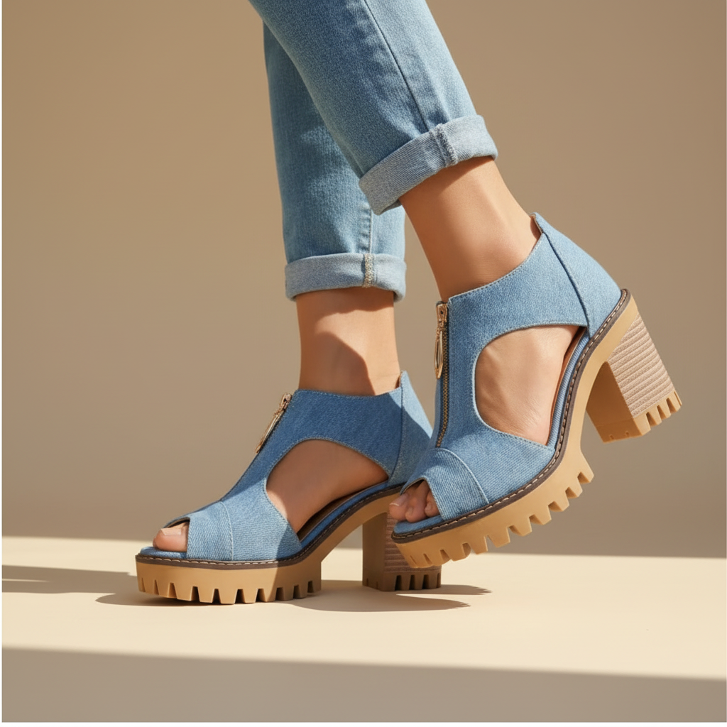 Jasmine Peep Toe Summer Sandals