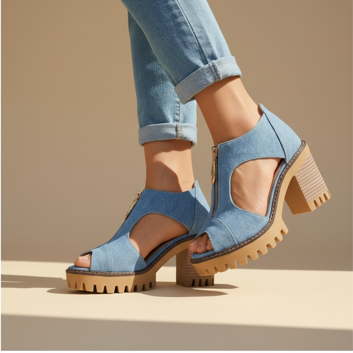Jasmine Peep Toe Summer Sandals
