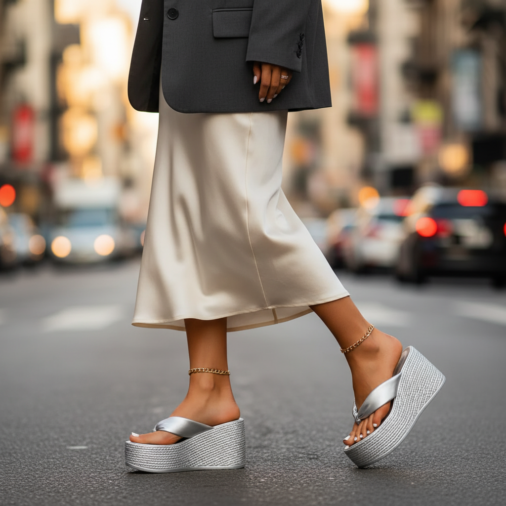 Lucia Chunky Platform Flip Flops