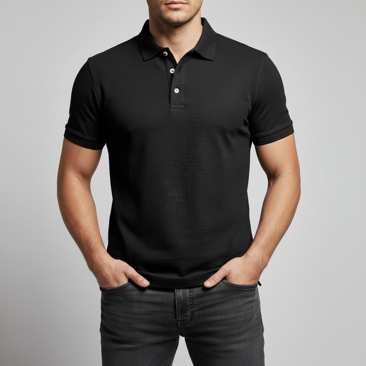 Belmont Cotton Collared Polo Shirt