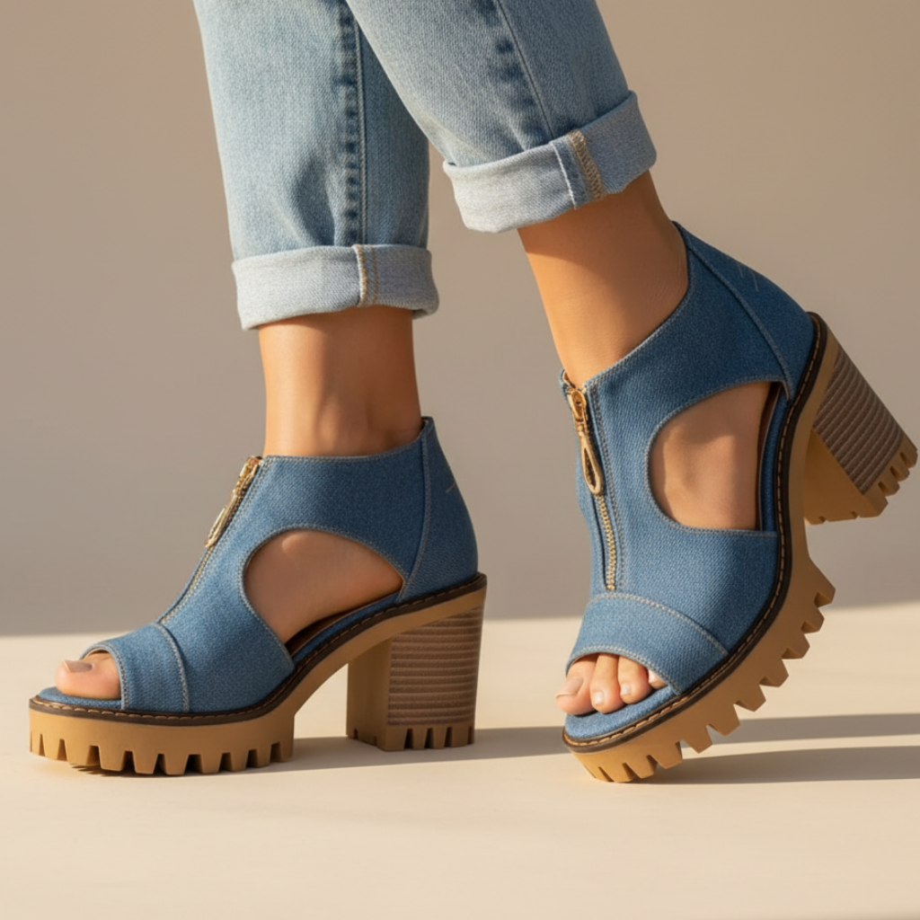 Jasmine Peep Toe Summer Sandals
