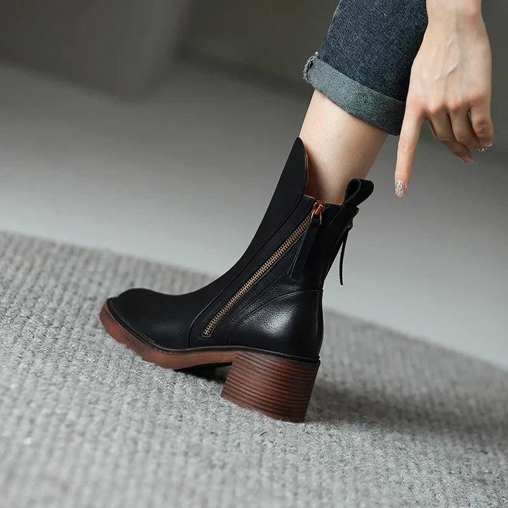 Helen Women’s Ankle Boots with Block Heel