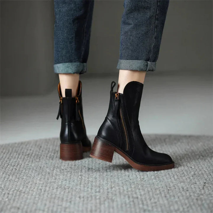 Helen Women’s Ankle Boots with Block Heel