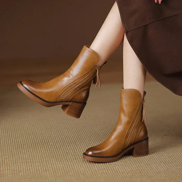 Helen Women’s Ankle Boots with Block Heel