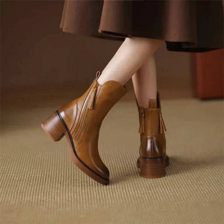 Helen Women’s Ankle Boots with Block Heel