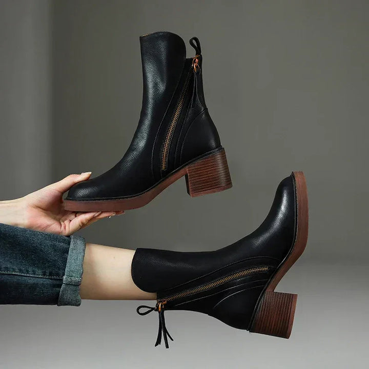 Helen Women’s Ankle Boots with Block Heel