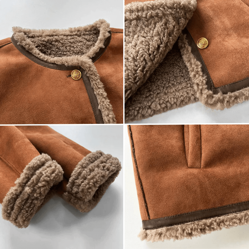 Hailey Elegant Sherpa Lined Jacket