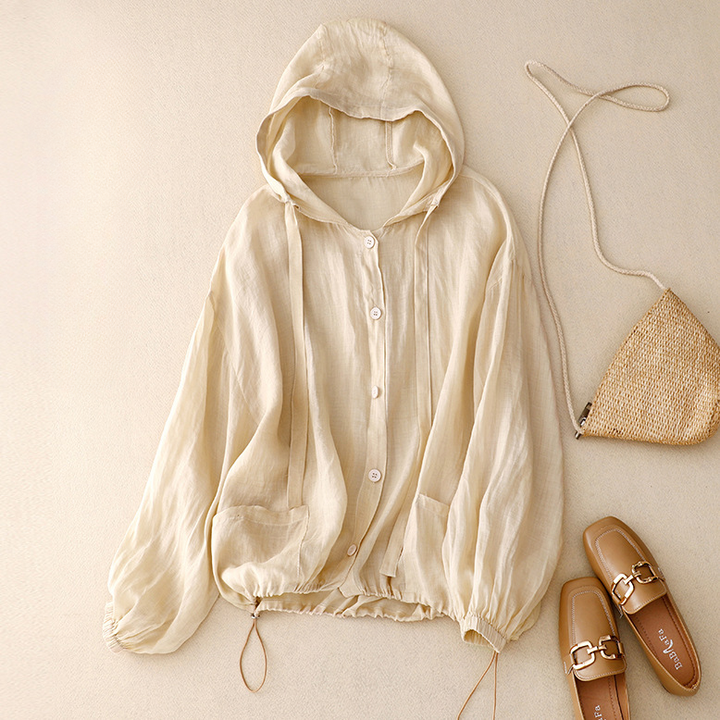 Amara Linen Hoodie