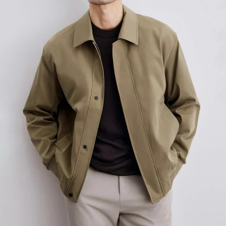 Jason Men's Relaxed Fit Overcoat